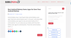 Desktop Screenshot of bubbleindia.com